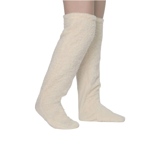 Fuzzy Legs Sock Slippers